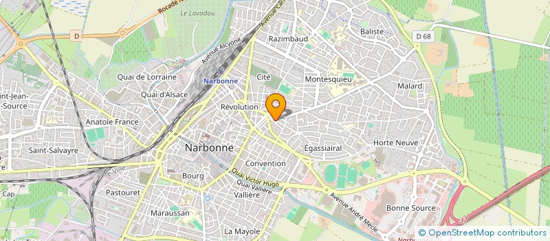 localisation de l'entreprise ROLMAX à NARBONNE