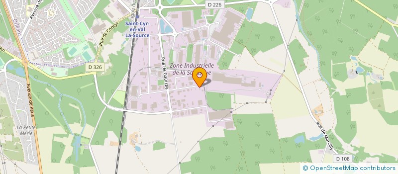localisation de l'entreprise ROLO à SAINT-CYR-EN-VAL