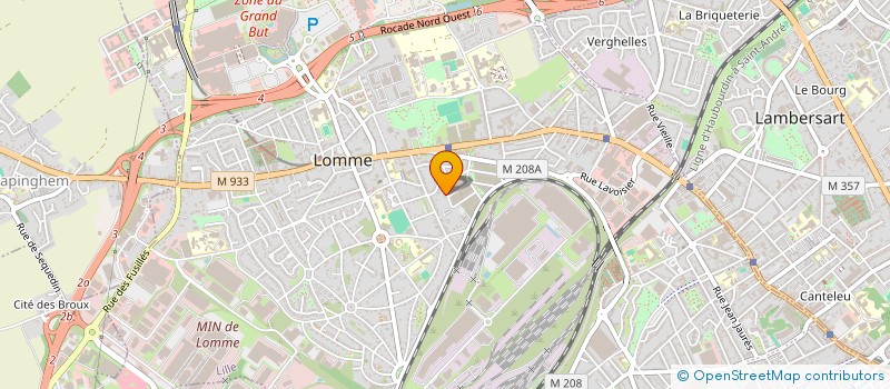 localisation de l'entreprise ROLOMIAN à LILLE