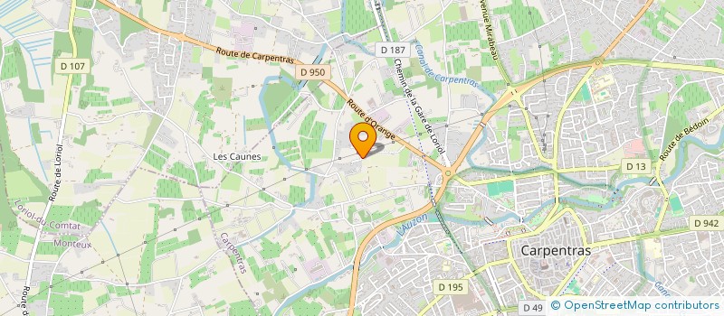 localisation de l'entreprise ROLPOLAND à CARPENTRAS