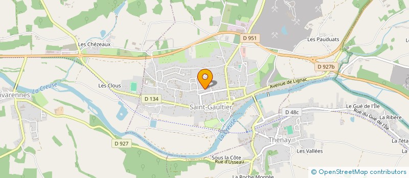 localisation de l'entreprise ROLUPA à SAINT-GAULTIER