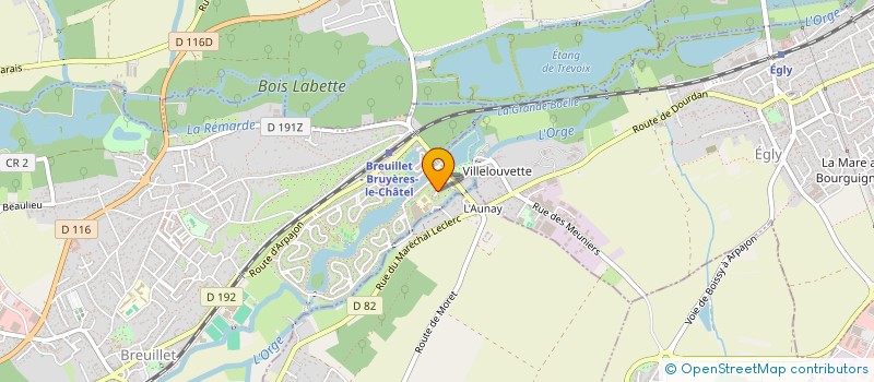 localisation de l'entreprise ROLYGA  BREUILLET