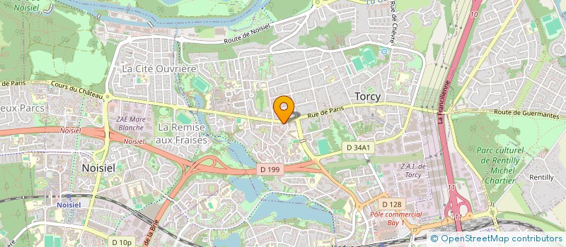 localisation de l'entreprise ROM à TORCY