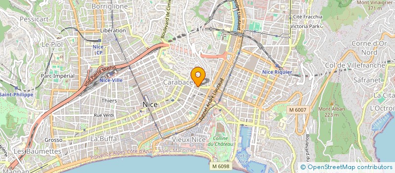 localisation de l'entreprise ROM  NICE