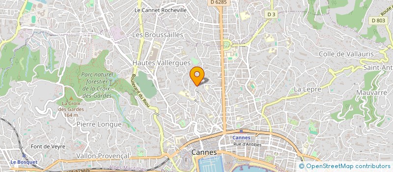 localisation de l'entreprise ROM BIANCO à CANNES