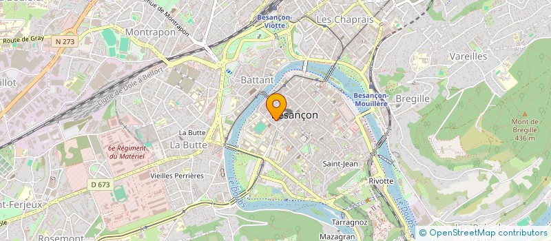 localisation de l'entreprise ROM COLLECTION à BESANCON