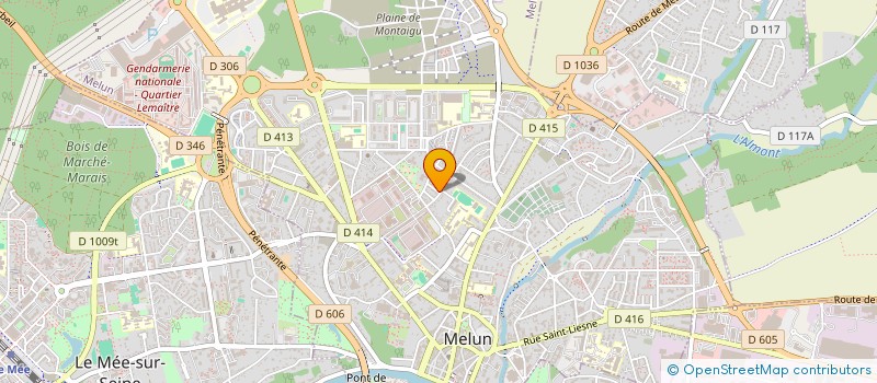 localisation de l'entreprise ROM DECO à MELUN