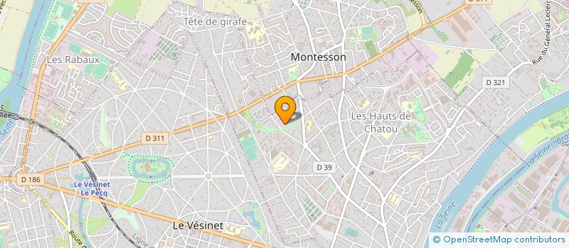 localisation de l'entreprise ROM FRANCE à CHATOU