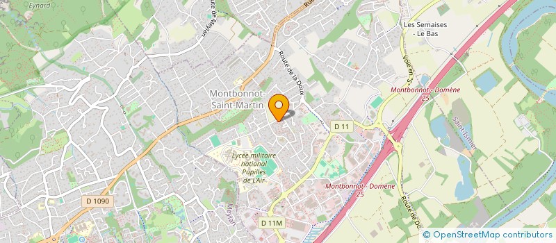 localisation de l'entreprise ROM GAILLARD PARMENTIER VEZIAT  MONTBONNOT-SAINT-MARTIN