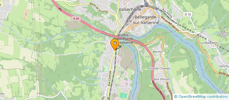 localisation de l'entreprise ROM IMMOBILIER à VALSERHONE