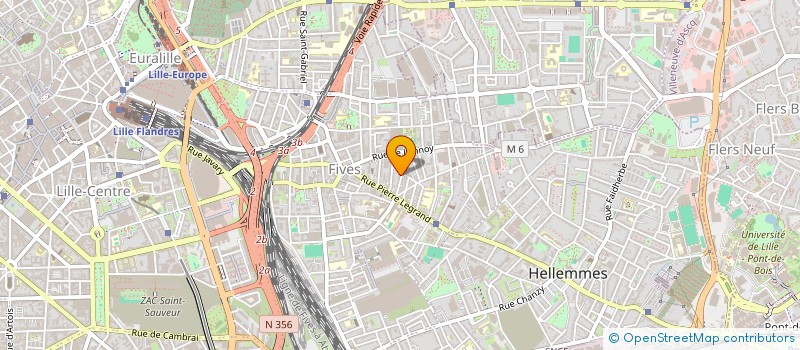 localisation de l'entreprise ROM INFO à LILLE