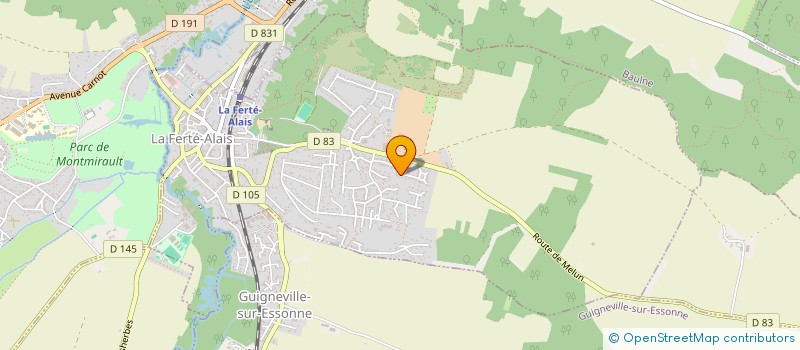 localisation de l'entreprise ROM&VAL INVEST  LA FERTE-ALAIS