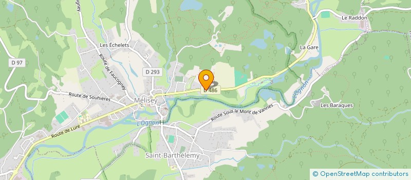 localisation de l'entreprise ROM1  MELISEY