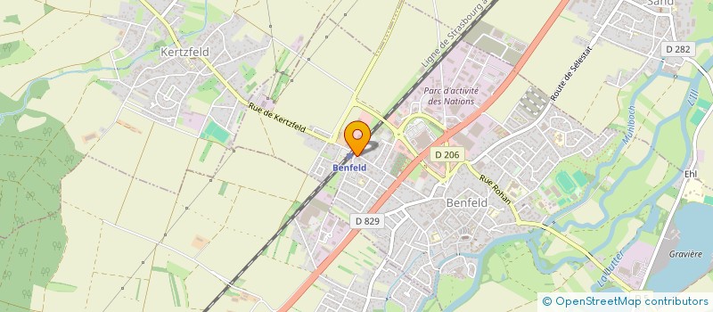 localisation de l'entreprise ROMA  BENFELD