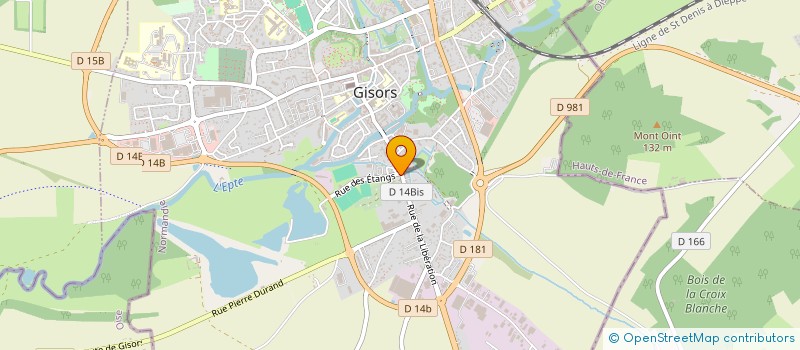 localisation de l'entreprise ROMA à GISORS