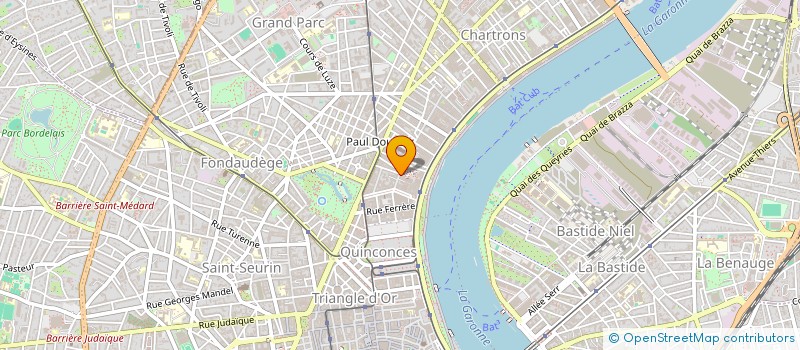 localisation de l'entreprise ROMA à BORDEAUX