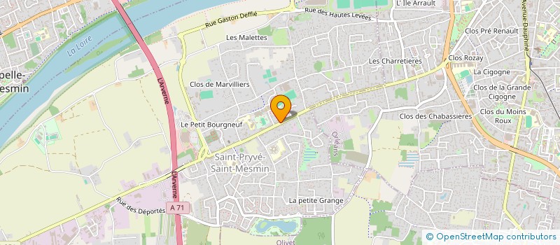 localisation de l'entreprise ROMA à SAINT-PRYVE-SAINT-MESMIN