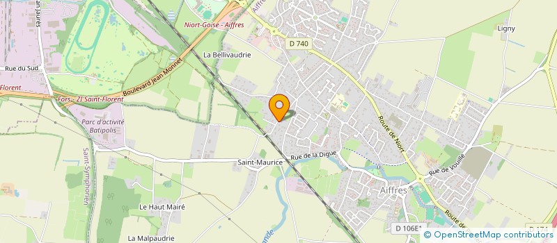 localisation de l'entreprise ROMA  AIFFRES