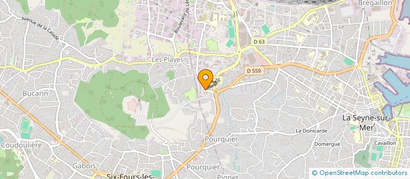 localisation de l'entreprise ROMA à LA SEYNE-SUR-MER