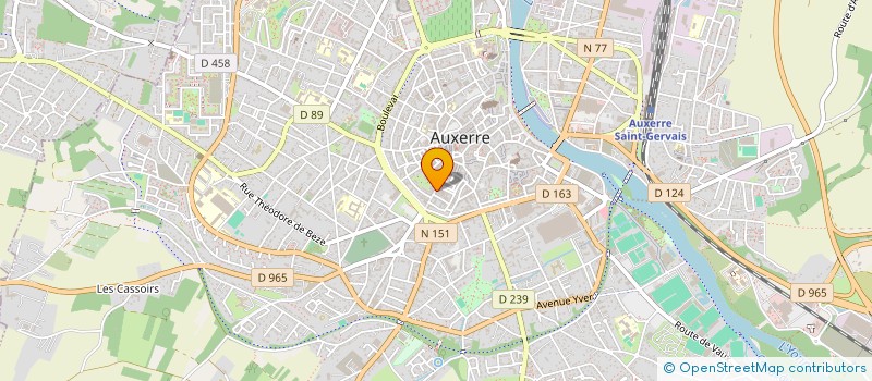 localisation de l'entreprise ROMA à AUXERRE
