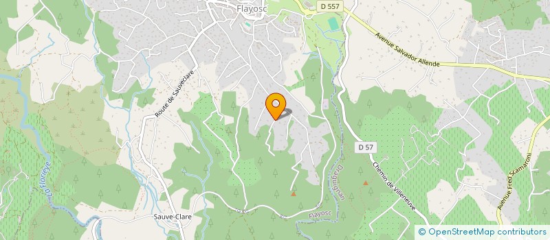 localisation de l'entreprise ROMA  FLAYOSC