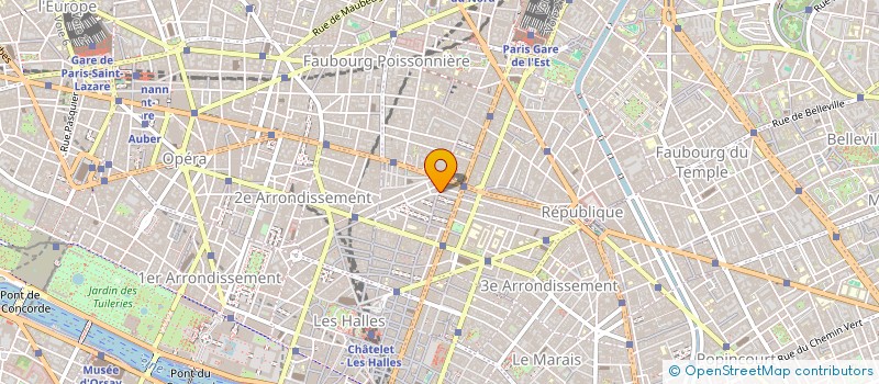localisation de l'entreprise ROMA à PARIS