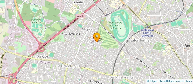 localisation de l'entreprise ROMA  BORDEAUX