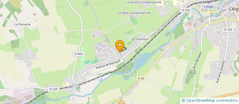localisation de l'entreprise ROMA 61 à L'AIGLE