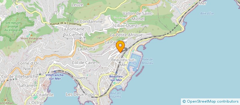 localisation de l'entreprise ROMA à BEAULIEU-SUR-MER