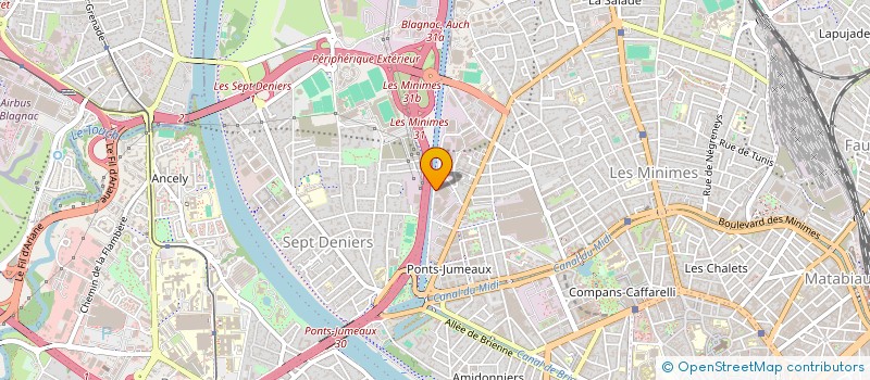 localisation de l'entreprise ROMA 8  TOULOUSE