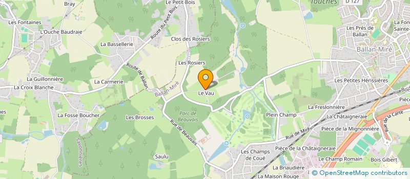 localisation de l'entreprise ROMA à BALLAN-MIRE