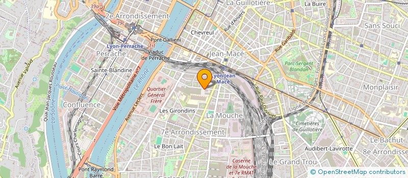 localisation de l'entreprise ROMA à LYON