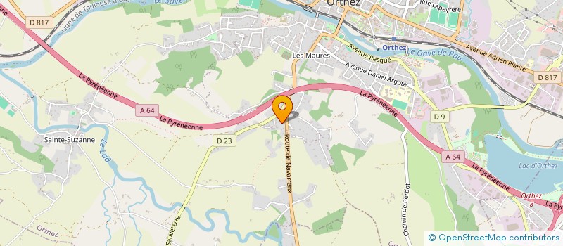 localisation de l'entreprise ROMA  ORTHEZ