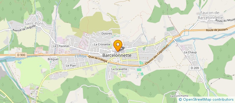 localisation de l'entreprise ROMA  BARCELONNETTE