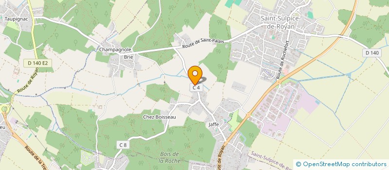 localisation de l'entreprise ROMA  SAINT-SULPICE-DE-ROYAN