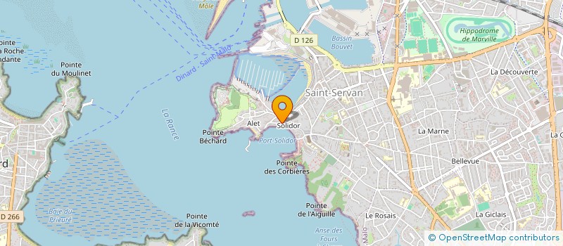 localisation de l'entreprise ROMA  SAINT-MALO