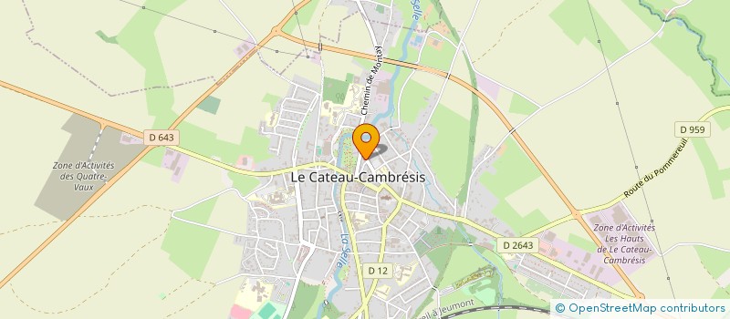 localisation de l'entreprise ROMA  LE CATEAU-CAMBRESIS