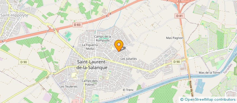 localisation de l'entreprise ROMA  SAINT-LAURENT-DE-LA-SALANQUE