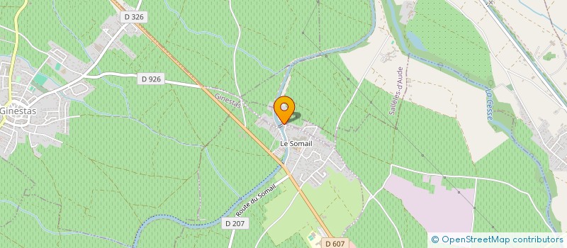 localisation de l'entreprise ROMA  GINESTAS