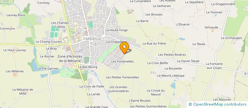 localisation de l'entreprise ROMA  MELESSE