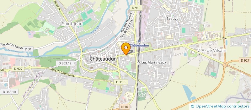 localisation de l'entreprise ROMA à CHATEAUDUN