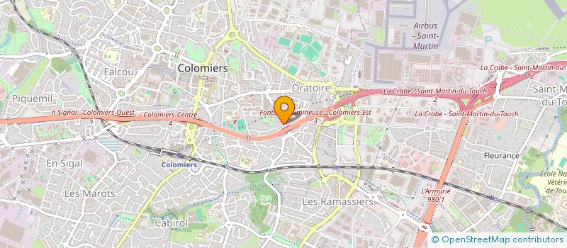 localisation de l'entreprise ROMA à COLOMIERS
