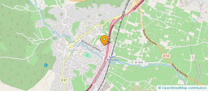 localisation de l'entreprise ROMA  CUERS