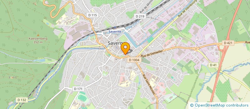 localisation de l'entreprise ROMA  SAVERNE