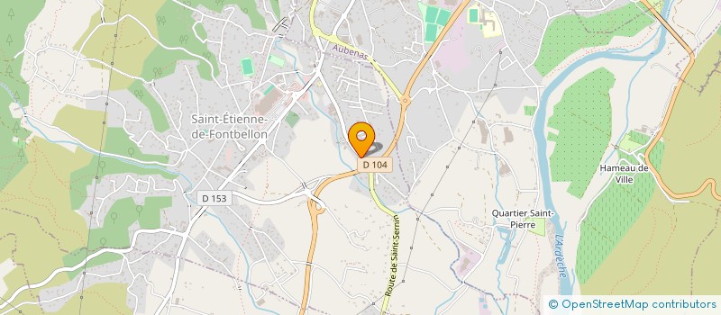 localisation de l'entreprise ROMA à SAINT-ETIENNE-DE-FONTBELLON