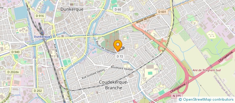 localisation de l'entreprise ROMA  COUDEKERQUE-BRANCHE