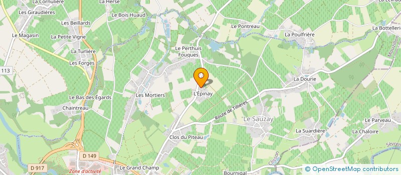 localisation de l'entreprise ROMA  CLISSON