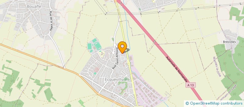 localisation de l'entreprise ROMA  ECQUEVILLY