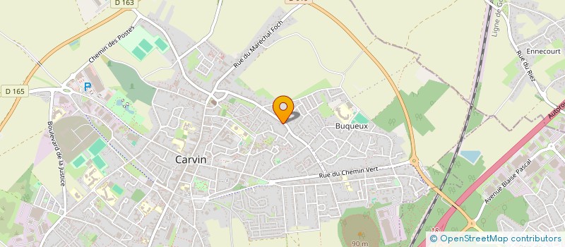 localisation de l'entreprise ROMA  CARVIN