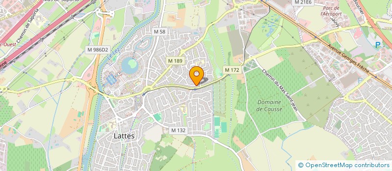 localisation de l'entreprise ROMA  LATTES